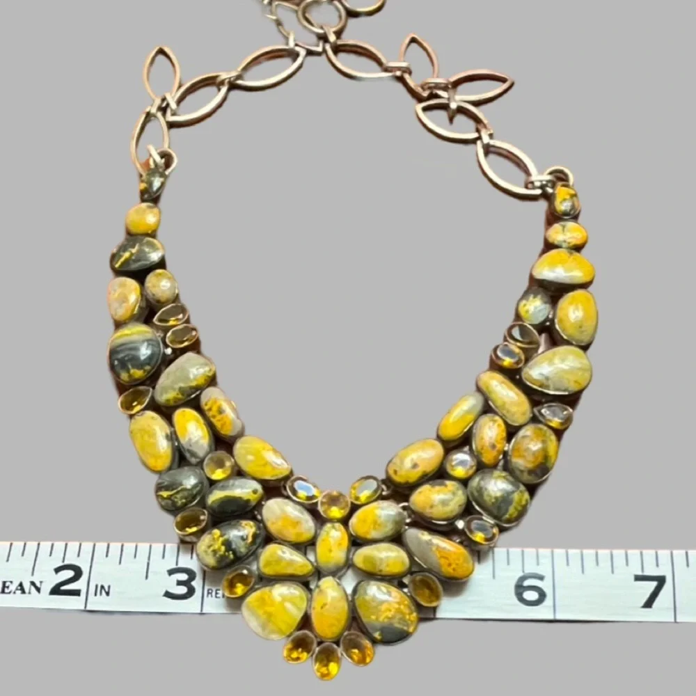 ‼️💥PRICE DROP ☄️
Bumblebee Jasper Chain Necklace - Picture 11 of 13